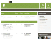 Tablet Screenshot of matkafoorum.net